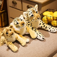 43245 The Lion King Plush Toy Simulation Lion Cute Tiger Forest Animal Leopard Doll Doll Children's 