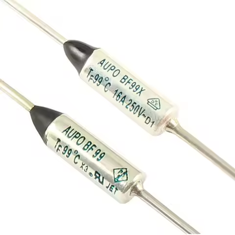 10pcs BF99 BF99X Thermal Fuse BF 99C 99 Celsius Degree 10A 16A 250V Cutoff TF Pellet TCO Axial Lead 