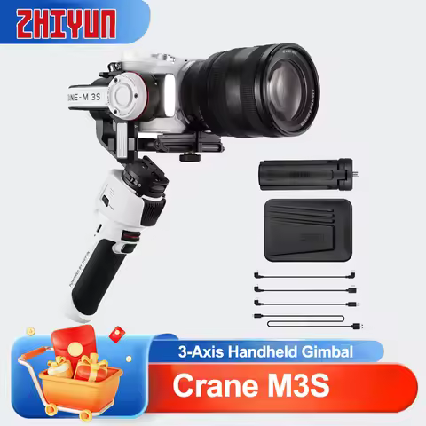 ZHIYUN Crane M3S 2.4G Wi-Fi 1.22" Color Thouchscreen Camera Handheld Gimbal Adjustable Color Tempera