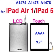 KRCB 9.7" Ori Touch Screen Digitizer For iPadAir1 Pad 5 LCD A1474 A1475 A1476 Display Touch Screen D