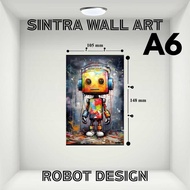 WALL ART | ROBOT | WALL DESIGN | ABSTRACT