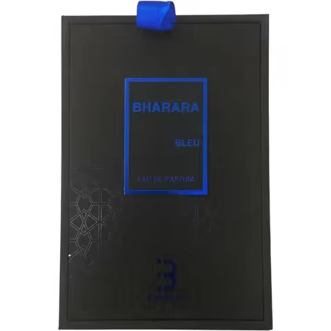 Bharara Bleu Eau De Parfum 3.4Oz/100Ml Fresh Citrus Woody Men's Fragrance with Travel Spray