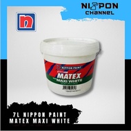 CAT UNTUK SILING / CAT KAPUR / CAT WARNA PUTIH / Nippon Paint  Matex Maxi White 7 Liter || Cat Siling