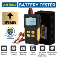 【Local Stock】AUTOOL BT360 12V Car Motorcycle Battery Load Tester Good Or Bad Battery Auto Battery Li