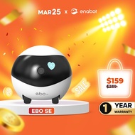 Enabot EBO SE Smart Home Moving CCTV Camera Robot | Whole-Home Mobility | Self-Charging | Two-way Au