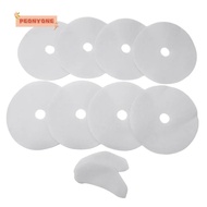 PEONYTWO Air Intake Filters, Accessories Replacement Tumble Dryer Exhaust Filters, Practical Cotton White Round Exhaust Filters Dryer Parts