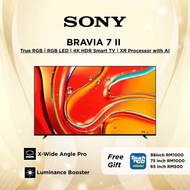NEW] Sony BRAVIA 7 II | Premium True RGB | RGB LED | XR Processor with AI | 4K Ultra HD | 120Hz | Sm