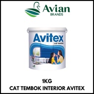 Cat Dinding Dalam / Cat Tembok Interior Avitex Tinting 1Kg Request Warna