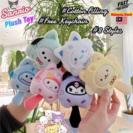Lcoal Kuromi Plushie Keychain Snario Plush Toy Barang Kuromi Anak Patung Goodies Birthday For Kids Soft Toy