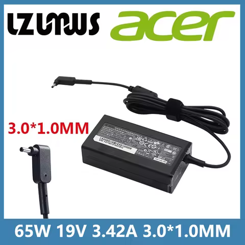 N15Q8 N15Q9 N16P1 N20C5 65W 19V 3.42A Charger Replacement for Acer Laptop AC Adapter A13-045N2A Aspi