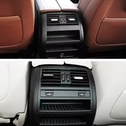 Car Rear Center Console Air Conditioner Vent Grille A/C Outlet Cover For BMW 5 Series F10 F18 520i 5