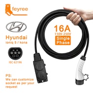 feyree Portable EV Charger Type2 Discharge EU Plug 16A EVSE Charging EV Car Charger Type2 EU Plug Wa