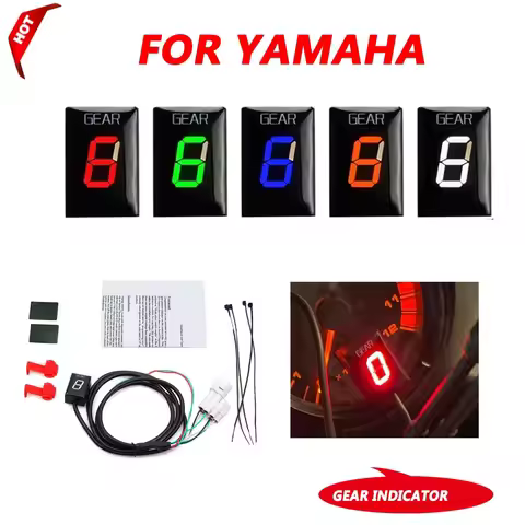 Ecu Plug Mount Motorcycle LED Gear Display Indicator For YAMAHA FZS1000 Fazer XJ6 R6 R6S FZ8 FZ1 FZ6