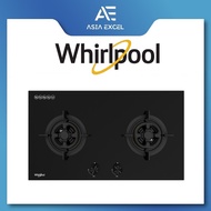 WHIRLPOOL GWG7820LS | GWG7820TS 78CM 2 BURNER BUILT-IN GLASS GAS HOB