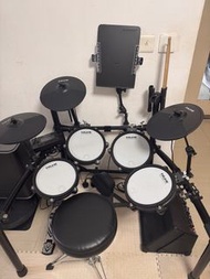 NUX DM-210 Electronic Drum Set with Stool and Amp