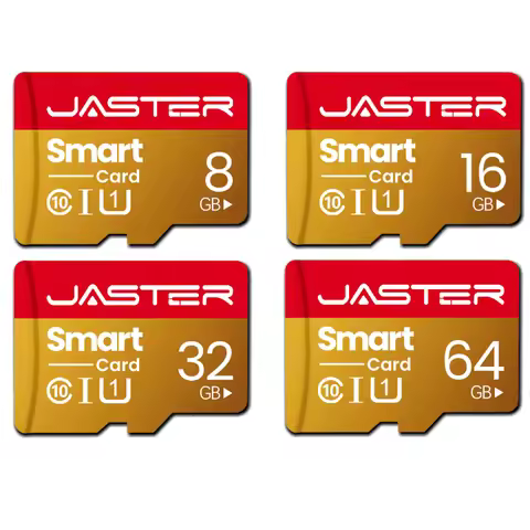 JASTER Class 10 Gold SD Card 64GB High Speed Reading Memory Card 32GB Mini TF Card 16GB 8G For Ninte