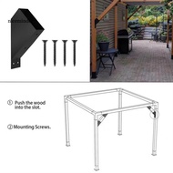 Pergola Bracket Set Pergola Angle Support Bracket Stainless Steel 45-degree Pergola Bracket Heavy Du