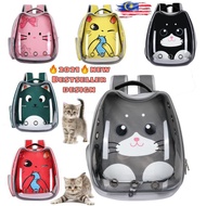 🇲🇾Ready Stock🔥2021🔥New Cute Cat Head Pet Travel Outdoor Astronaut Capsule Transparent Carrier Bag Be
