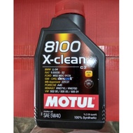 Motul 8100 X-clean 5W40, 1 liter.