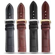 Watch strap replacement Omega watch strap men's genuine leather casual mechanical watch chain Seamaster Speedmaster Die Fei series belt