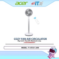 Acer Acerpure Cozy Fan Air Circulator F1 AF551-20W with DC Motor, 3D Airflow Technology & 12 Speed S