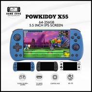 POWKIDDY X55 JELOS [ SAN DISK | Samsung ] Retro Portable Game Console 5.5 Inch Screen with WIFI