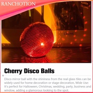 2 Cherry Disco Balls Decoration Modern Mushroom Kawaii Mirror ulated Glass Living Room Home Decor fo