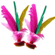 Feather Shuttlecock Adult Fitness Kindergarten Shuttlecock Chicken Feather Button Kick-Resistant Fea