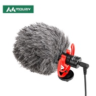 MOURIV Video Record Microphone and Smartphone mic kit for DSLR Camera Smartphone Pocket Youtube Vlogging Mic for Android