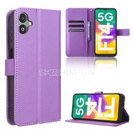 Samsung Galaxy F14 5G case cover Full Cover Flip Leather Case Mobile Phone Case Samsung F14 M14 5G l