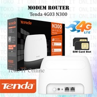 TENDA Modem ROUTER Tent N300 4G03 SIM CARD SUPPORT