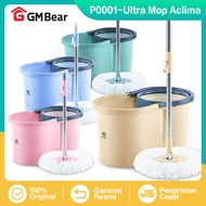 Gm Bear Floor Mop Tool Ultra Mop Antem P001 - Spin Mop Floor Cleaner Swivel Mop