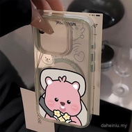Phone case, cartoon airbag design, bright colors, available in two colors, compatible with iPhone 13