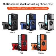 Armor Case For Xiaomi Poco C85 4G 171mm Case Shockproof Slide Lens Protector Phone Cover For Xiaomi 
