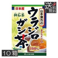 あすつく　山本漢方製薬　ウラジロガシ茶 100% （5g×20包） ×10箱　抑石茶　流石茶　健康茶　ウラジロガシ　まとめ買い　裏白樫
