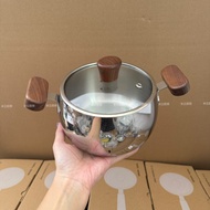 Corelle Pan 316 stainless steel household pan milk pot uncoated baby supplement soup pot baby custom