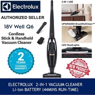 Electrolux 18V Well Q6 BrushRollClean™ 2in1 Cordless Vacuum Cleaner WQ61-1OGG Granite grey 2yrs warranty