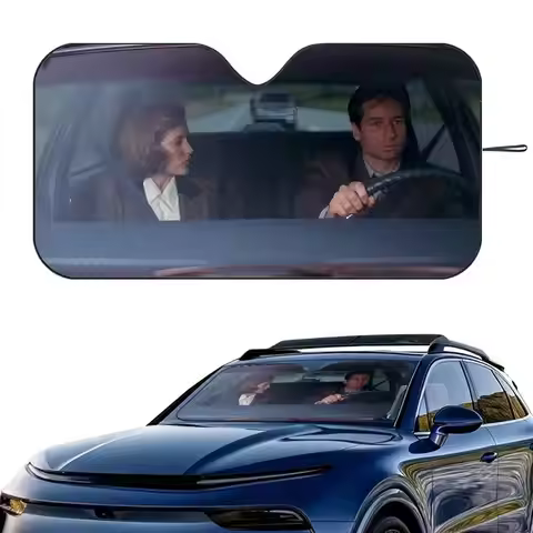 X-X-Files TV Series Car SunShade Windshield Foldable Three-layer Insulation Sunshade By Suction Cup 