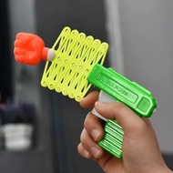 USS Retractable Fist Shooter | Classic Trick Toy Gun Funny Child Kids plastic elastic Party Festival