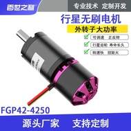 4250 Brushless Motor Planet Gear Photovoltaic Board Cleaning Equipment Remote Control Car Motor Exte