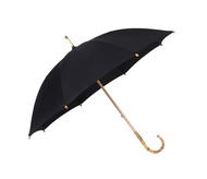 Stick Umbrellas Creative Long Umbrella Men Retro Curved Handle Large Rain Umbrella Strong Glassfiber
