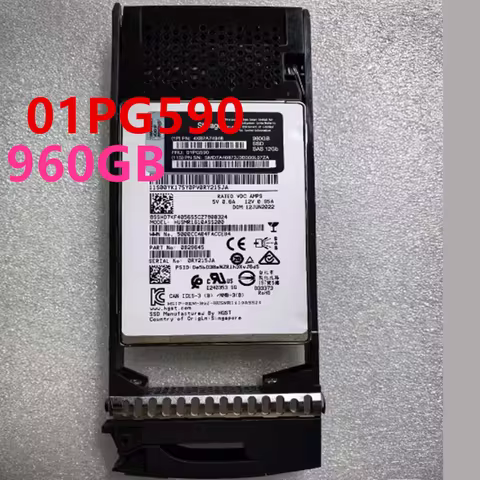 New Original Solid State Drive For DE2000H DE4000H 960GB SAS 2.5" SSD 01PG590 4XB7A74948