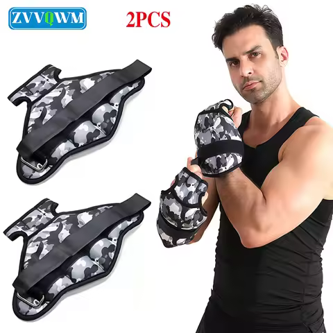 1Pair Weighted Gloves Pair of Wrist Weights Glove with Holes for Finger and Thumb Available in 1kg o