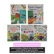 (SG Seller) Goodie Bag Usborne Colouring Book Pack Gift Set for Kids/ Children