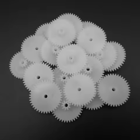 20PCS 0.5 Modulus 0.5M Double Gear Reduction Bilayer Gears 40 Teeth + 10 Teeth Aperture 2.05mm 2B Lo