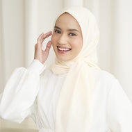 Lozy Hijab - Dya Voal (Hijab Segiempat Voal Polos Lasercut Zigzag)