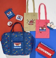 Converse x hello kitty 限量聯名 棒球帽 旅行袋 大容量 帆布包 掛包 化妝袋 掛件 掛飾 鎖匙扣 短袖 T恤 手提袋 短襪 日本代購 限量版 散子包 零錢袋 環保袋 牛仔 ca