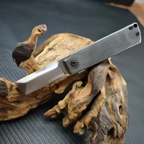 5915 Mini Folding Knife Durable 8Cr13Mov Steel Suitable for Outdoor Camping, Hiking and Survival As 