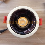 [Anti Glare Recess Eyeball] LED Recessed Downlight with 3500k (EB6650)