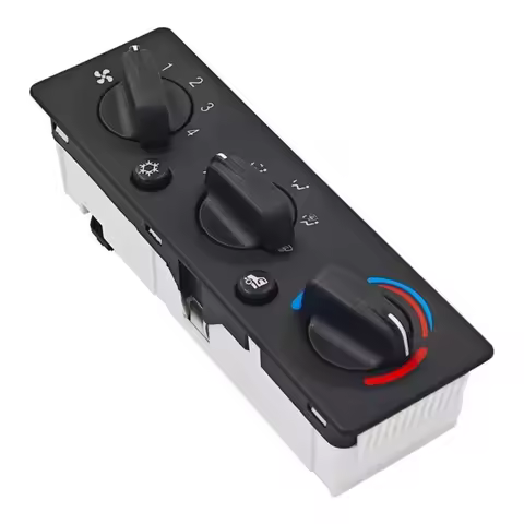 HVAC Control Panel Q21-6119 for Peterbilt 337 348 389 Replacement Truck Heater Switch Climate Contro